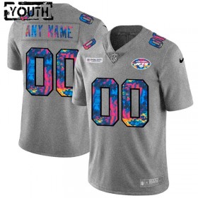 Lasten New York Jets NFL Pelipaita Custom Nike 2020 Monivärinen Harmaa